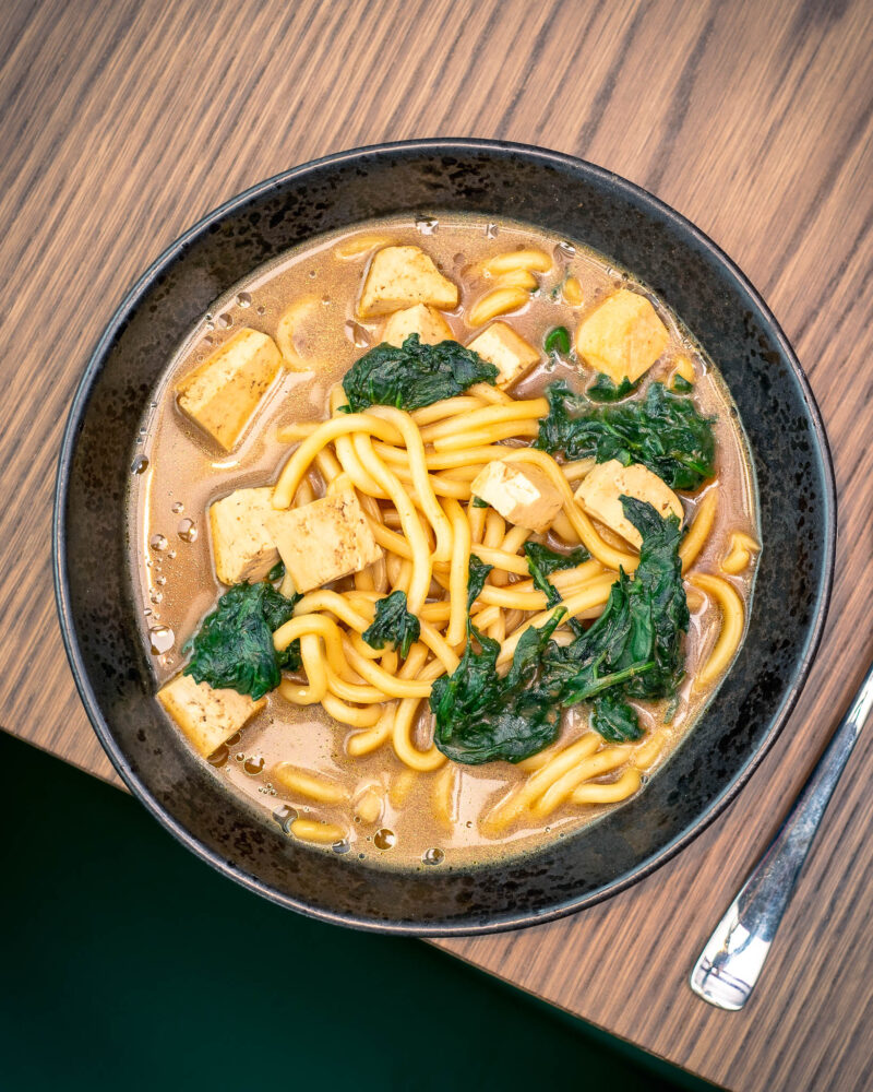 Noodle bowl at W Cafe & Bar