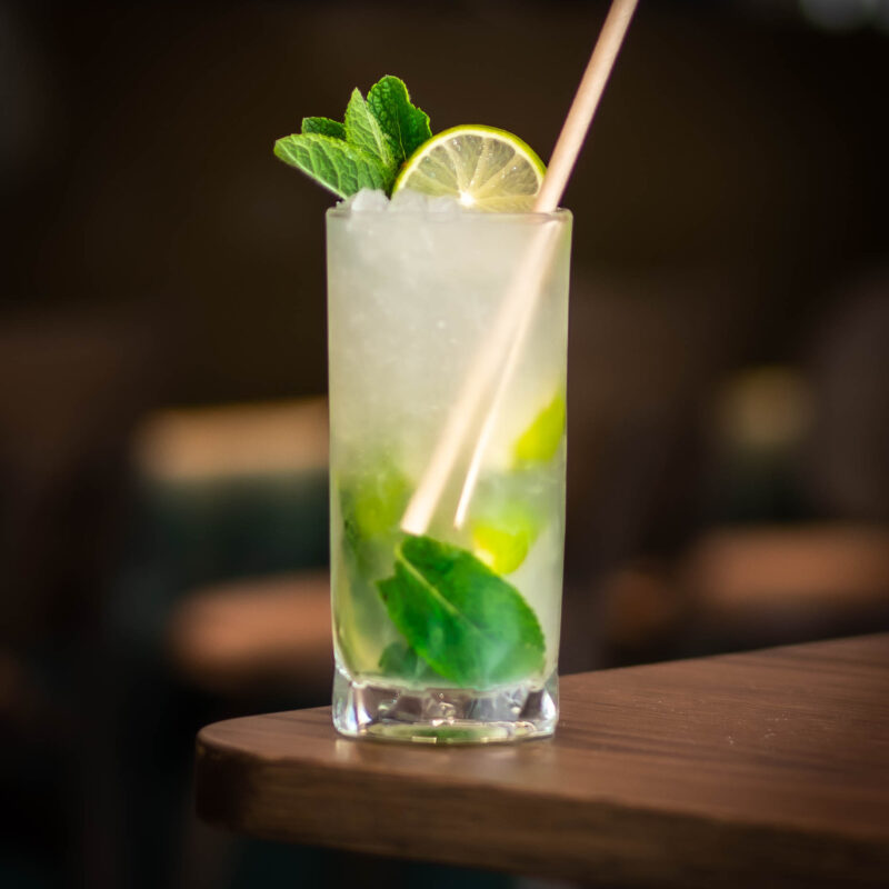 Mojito cocktail at W Cafe & Bar
